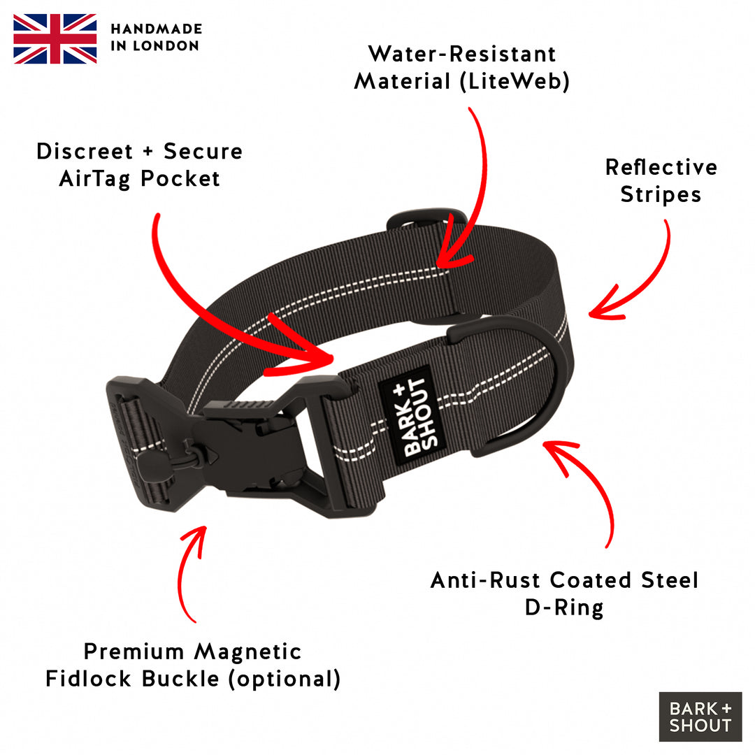 SPRK-40 | AirTag Dog Collar (M-XL)